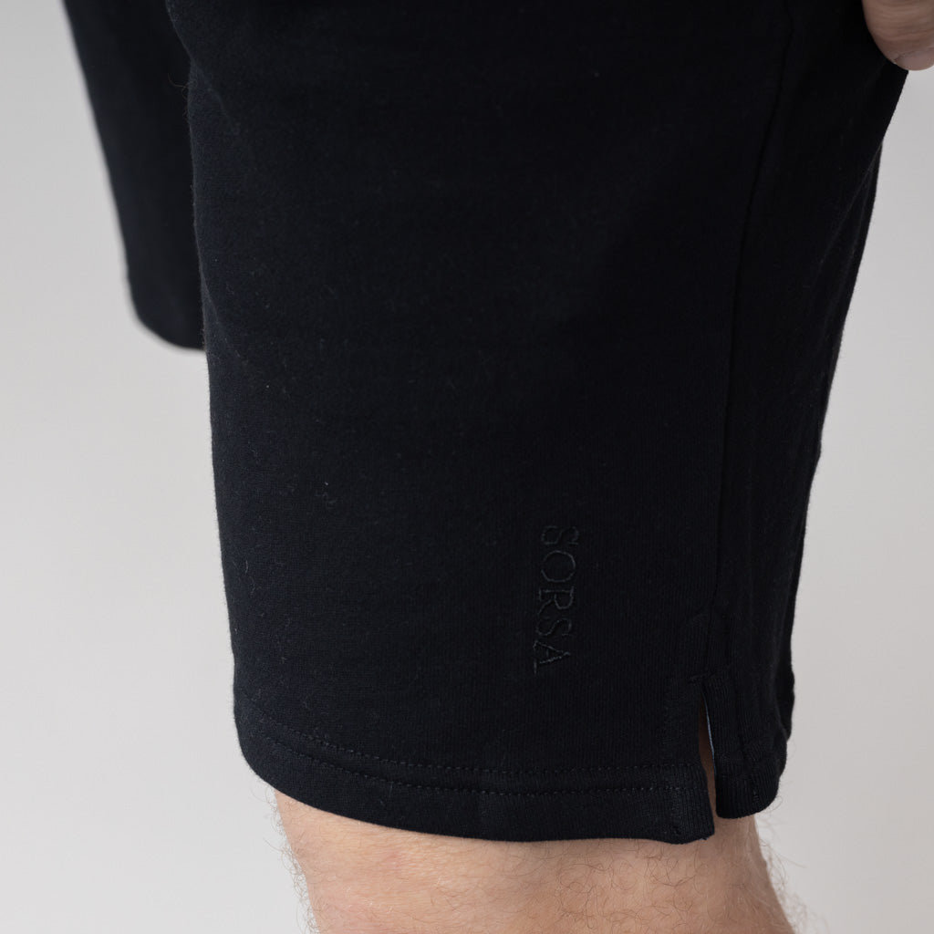Baile Loopback Sweat Short - Jet Black