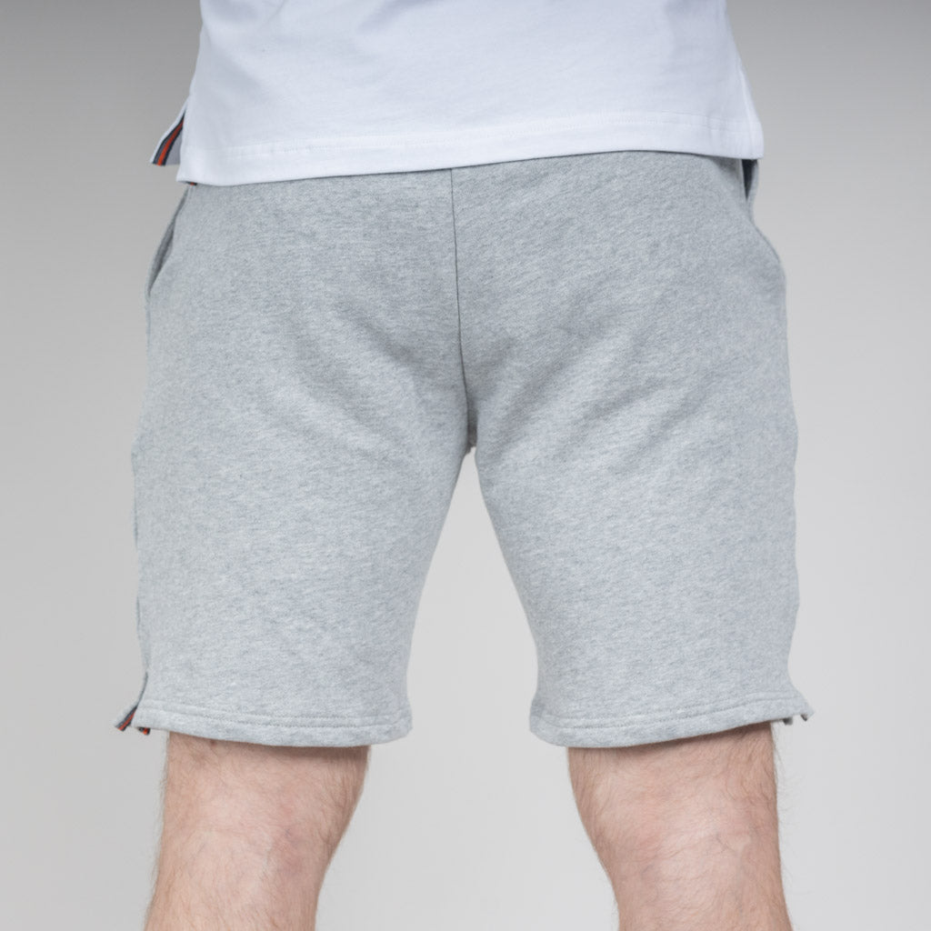 Baile Loopback Sweat Short - Silver Marl