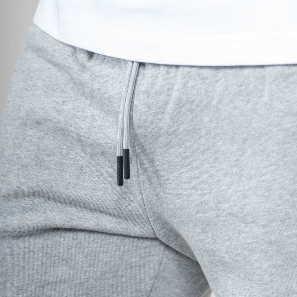 Baile Loopback Sweat Short - Silver Marl