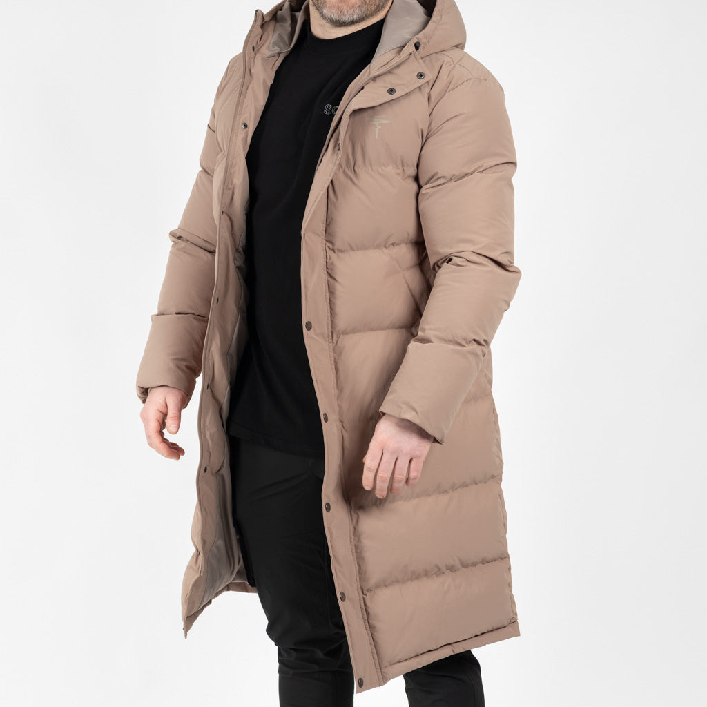 Balmoral Long Down-filled Puffer Jacket - Natural