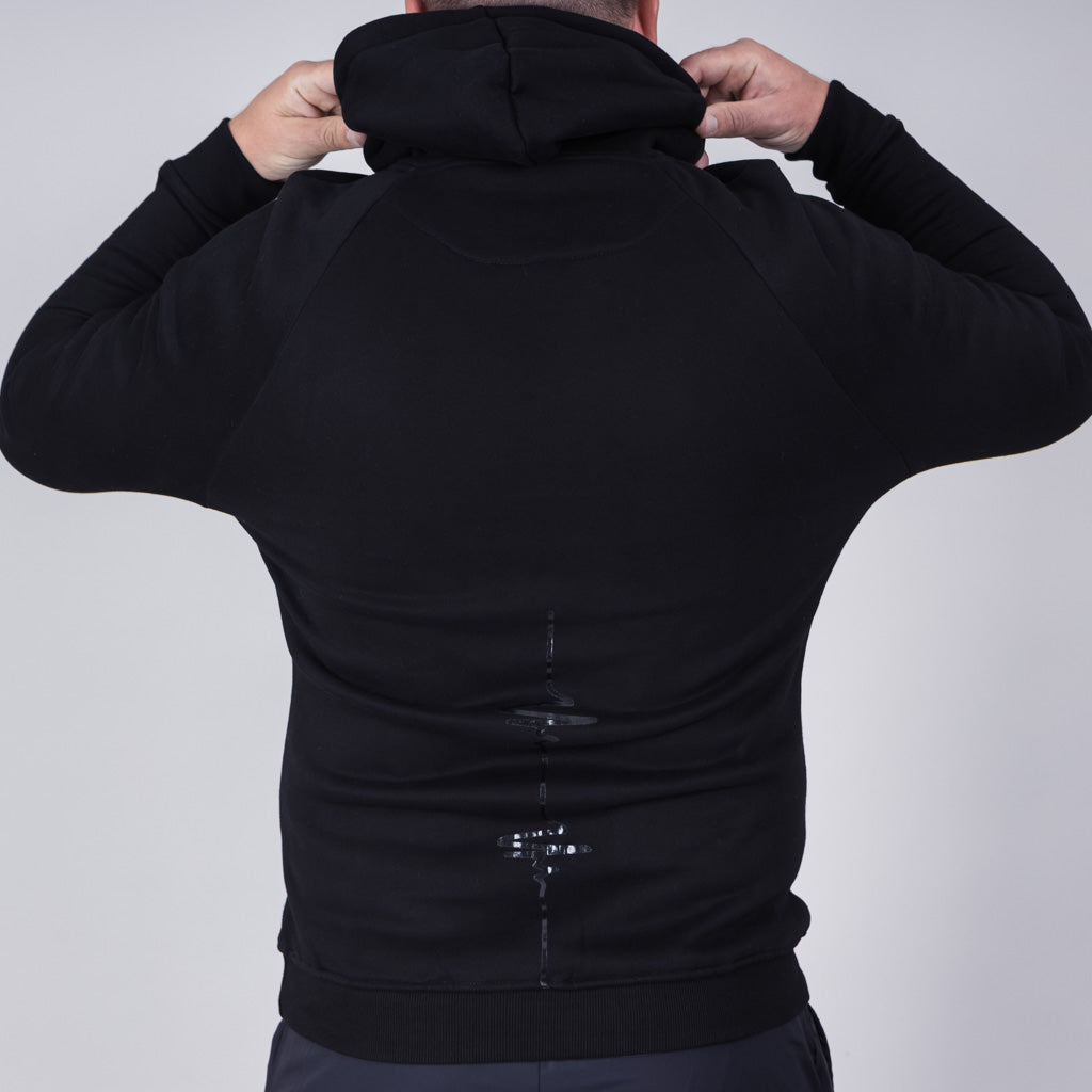 Bayfield Brush Back Hoodie - Jet Black