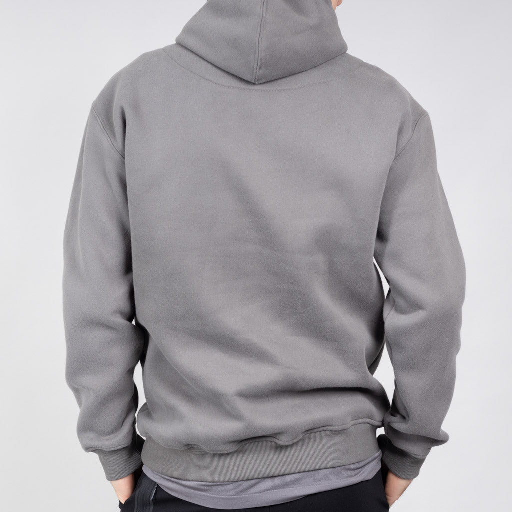Belston British Back Sweat Hoodie - Khaki Marl