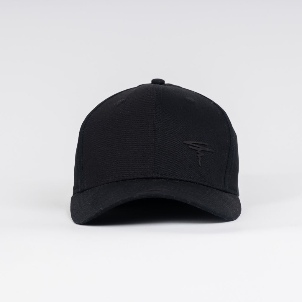 Bishop Cotton Baseball Cap - Jet Black