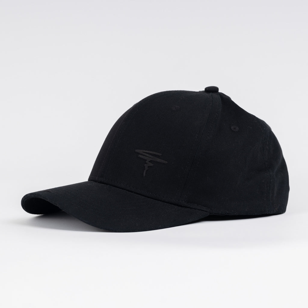 Bishop Cotton Baseball Cap - Jet Black