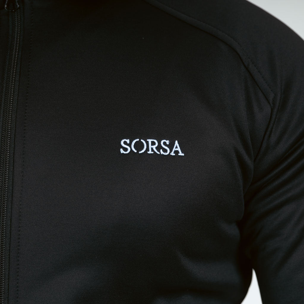 Breacon High Neck Zipper Fleece Jet Black