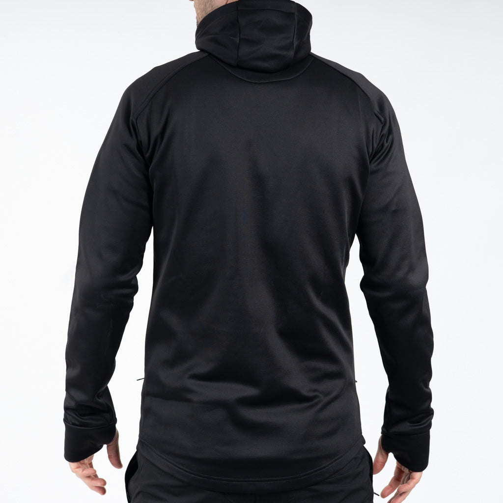 Breacon High Neck Zipper Fleece Jet Black