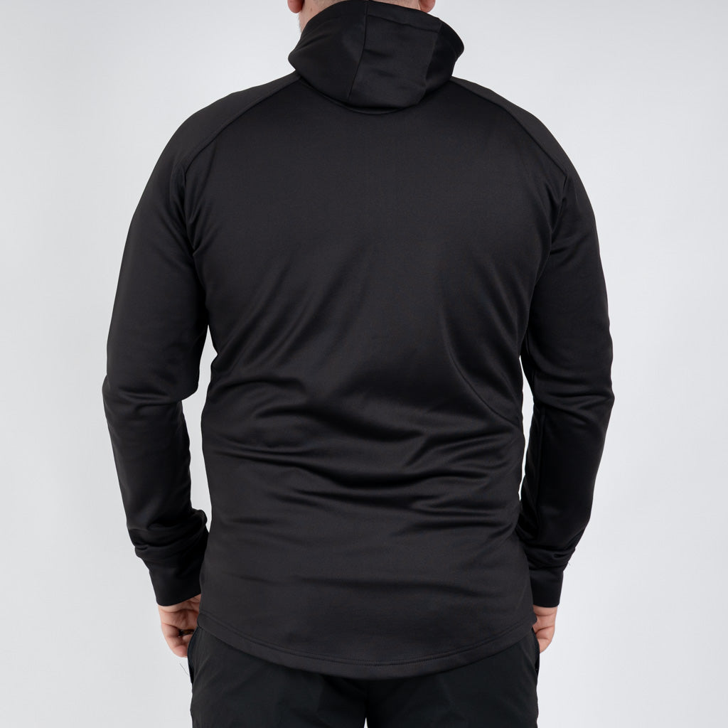 Breacon High Neck Zipper Fleece Jet Black