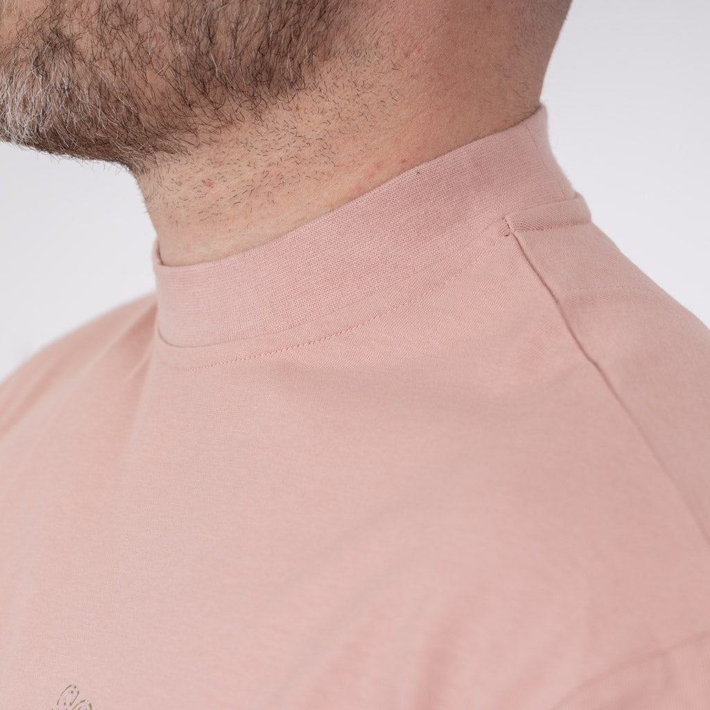 Bute Heavy Weight Cotton T-Shirt - Coral