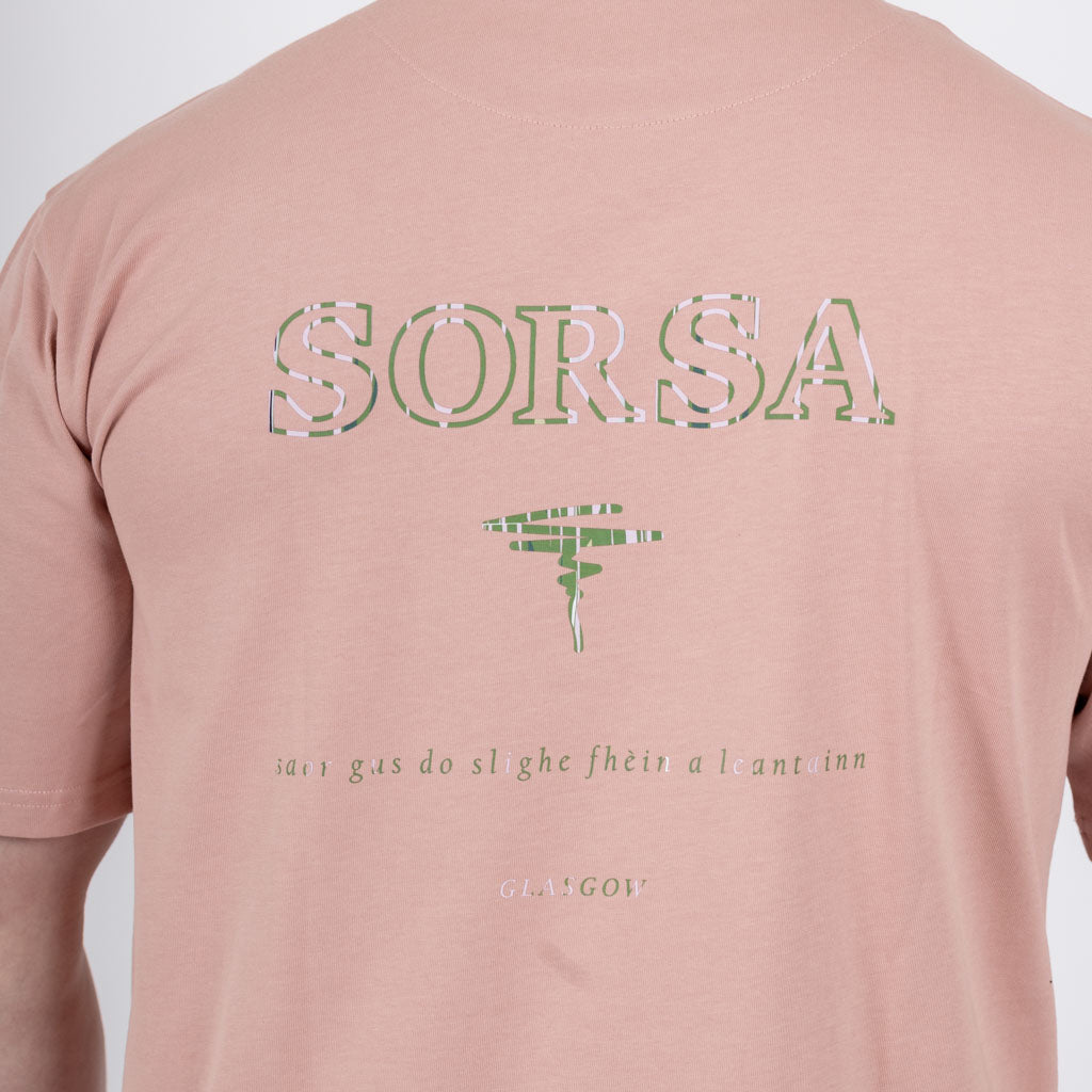 Bute Heavy Weight Cotton T-Shirt - Coral