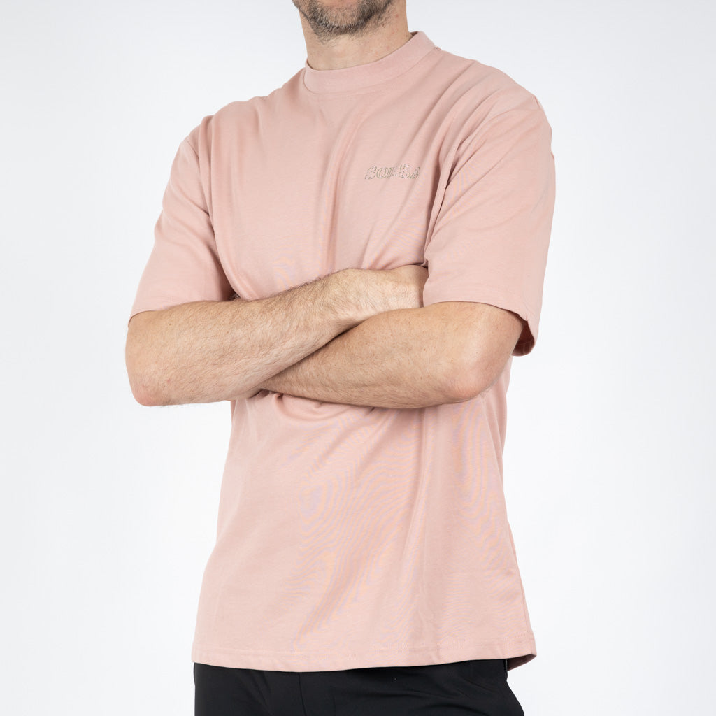 Bute Heavy Weight Cotton T-Shirt - Coral