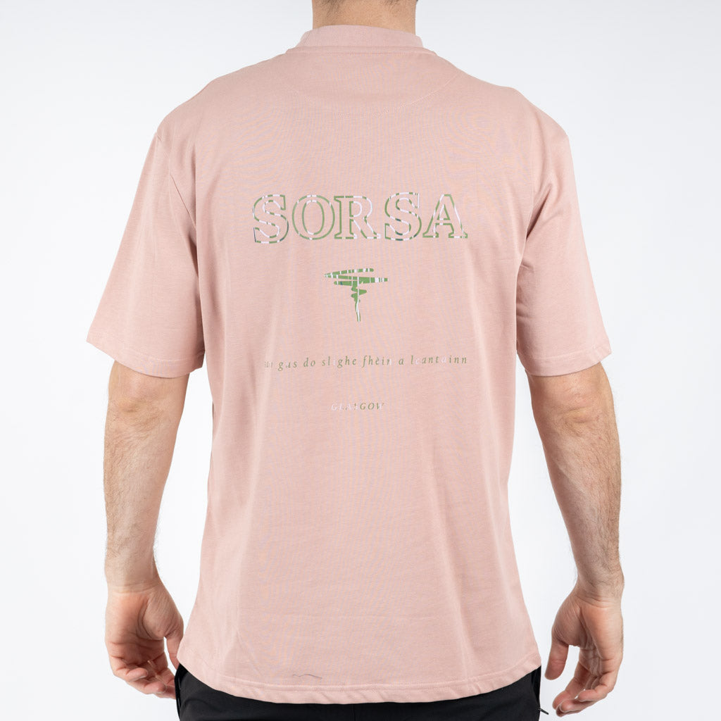 Bute Heavy Weight Cotton T-Shirt - Coral