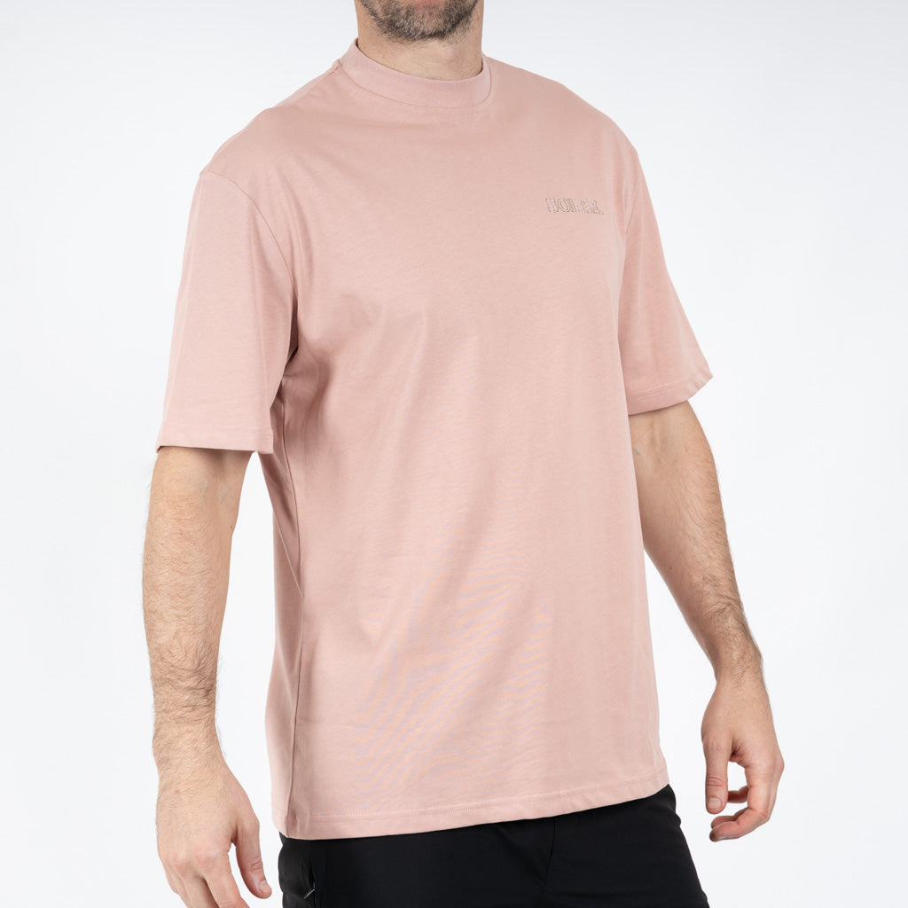 Bute Heavy Weight Cotton T-Shirt - Coral