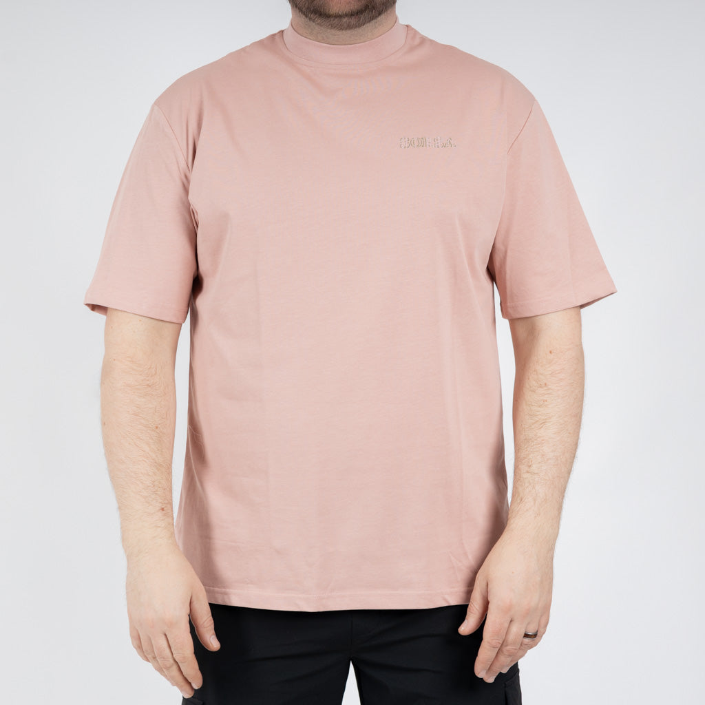 Bute Heavy Weight Cotton T-Shirt - Coral
