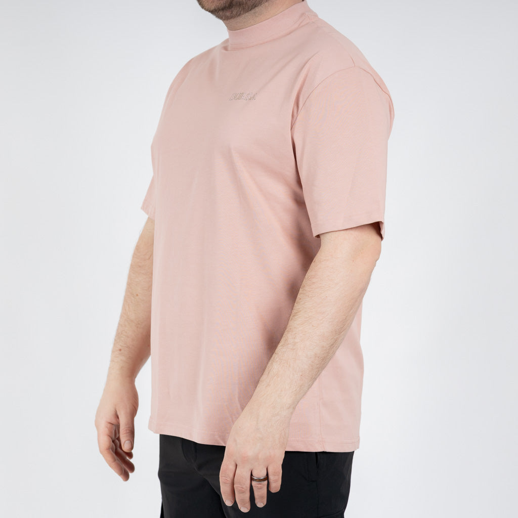 Bute Heavy Weight Cotton T-Shirt - Coral