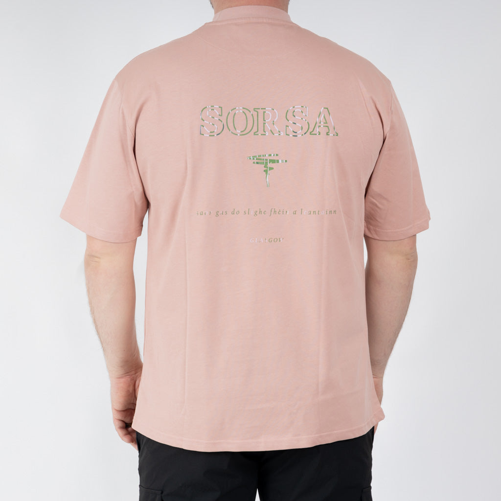 Bute Heavy Weight Cotton T-Shirt - Coral