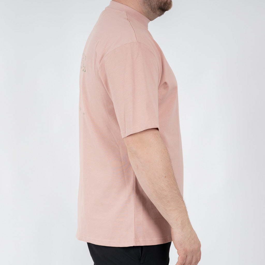 Bute Heavy Weight Cotton T-Shirt - Coral