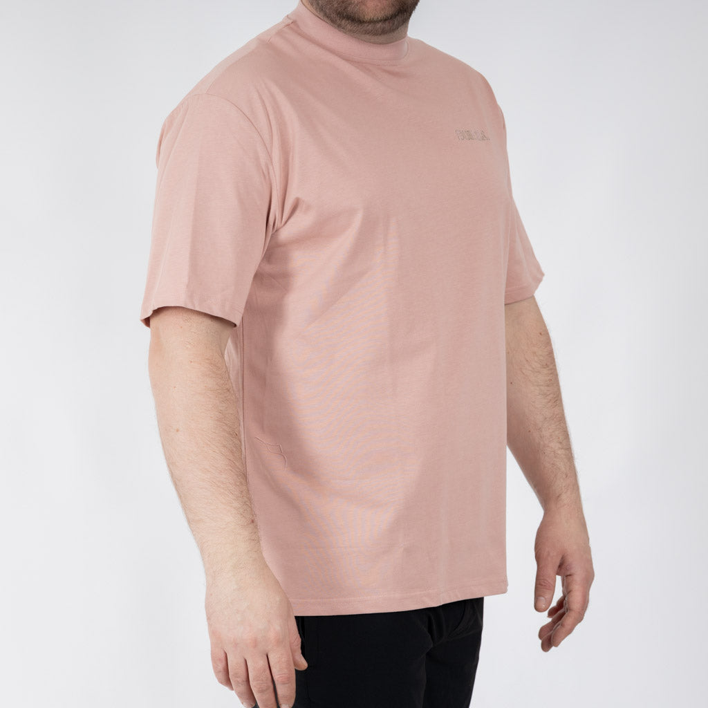 Bute Heavy Weight Cotton T-Shirt - Coral