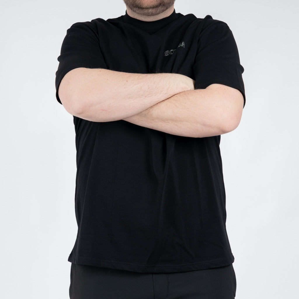 Bute Heavy Weight Cotton T-Shirt - Jet Black