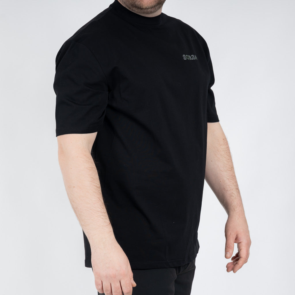 Bute Heavy Weight Cotton T-Shirt - Jet Black