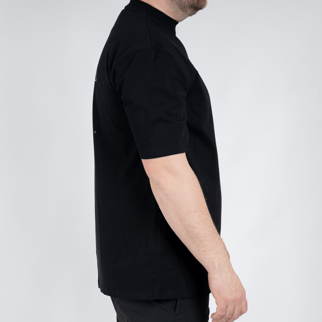 Bute Heavy Weight Cotton T-Shirt - Jet Black