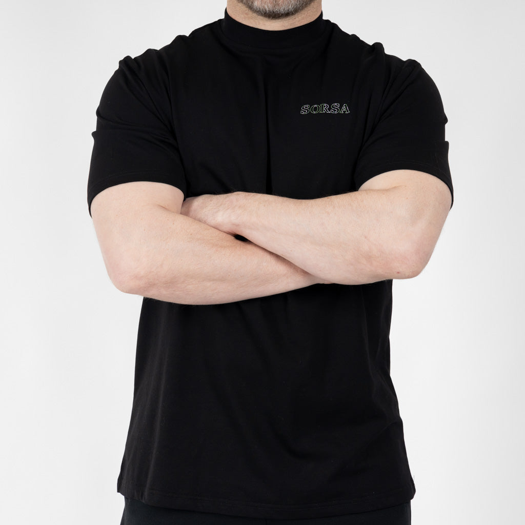 Bute Heavy Weight Cotton T-Shirt - Jet Black