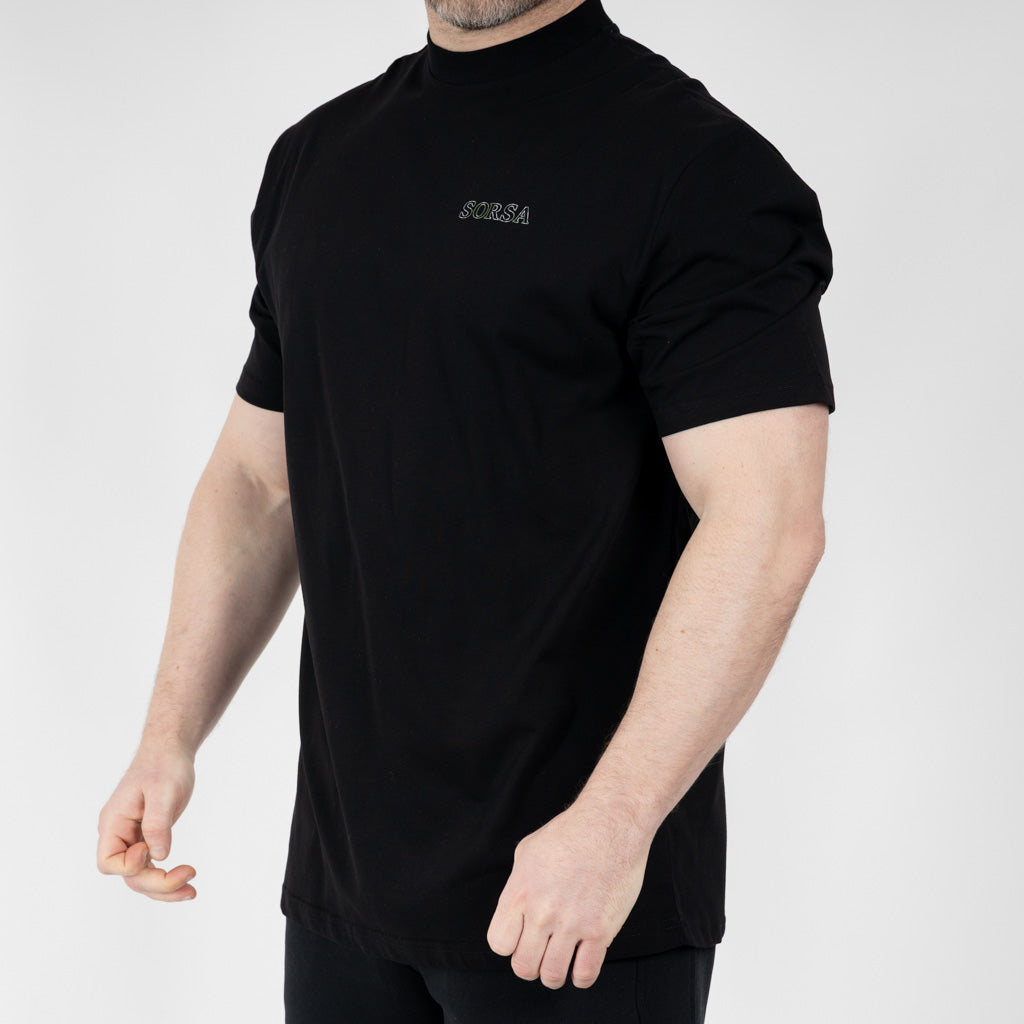 Bute Heavy Weight Cotton T-Shirt - Jet Black