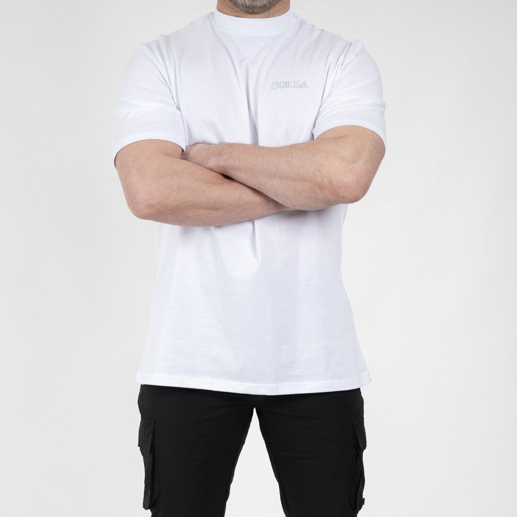 Bute Heavy Weight Cotton T-Shirt - Optic White