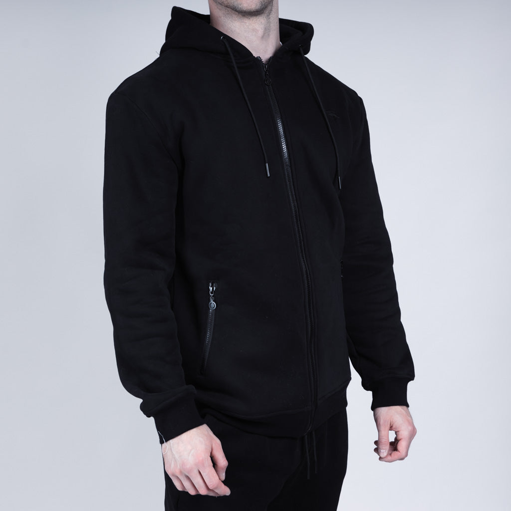 Calder Brush Back Zip Sweat Hoodie