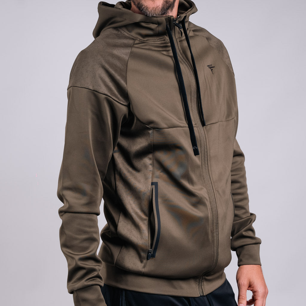 Mod Track Top Carrie Stretch Track Top - Four Leaf