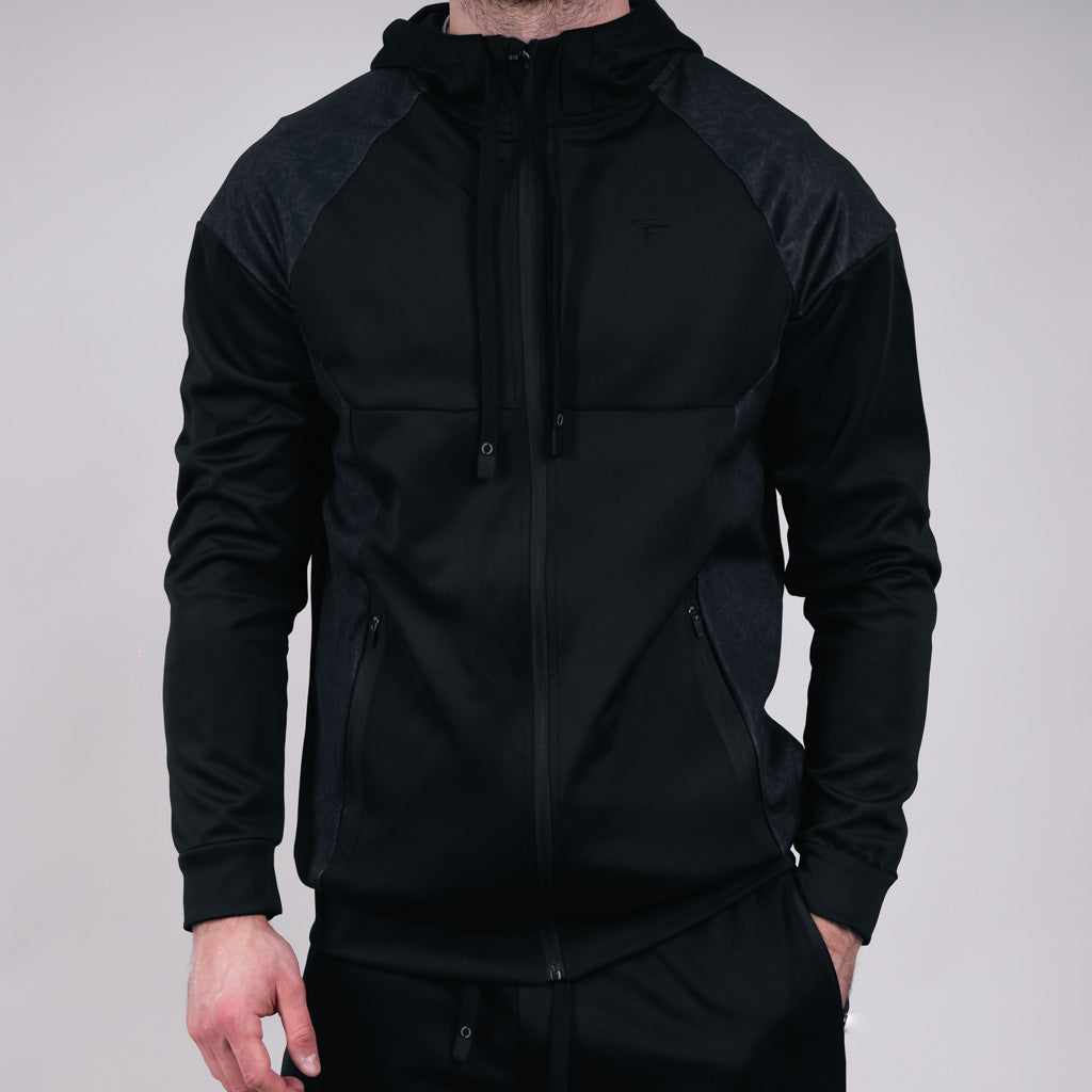 Mod Track Top Carrie Stretch Track Top - Jet Black