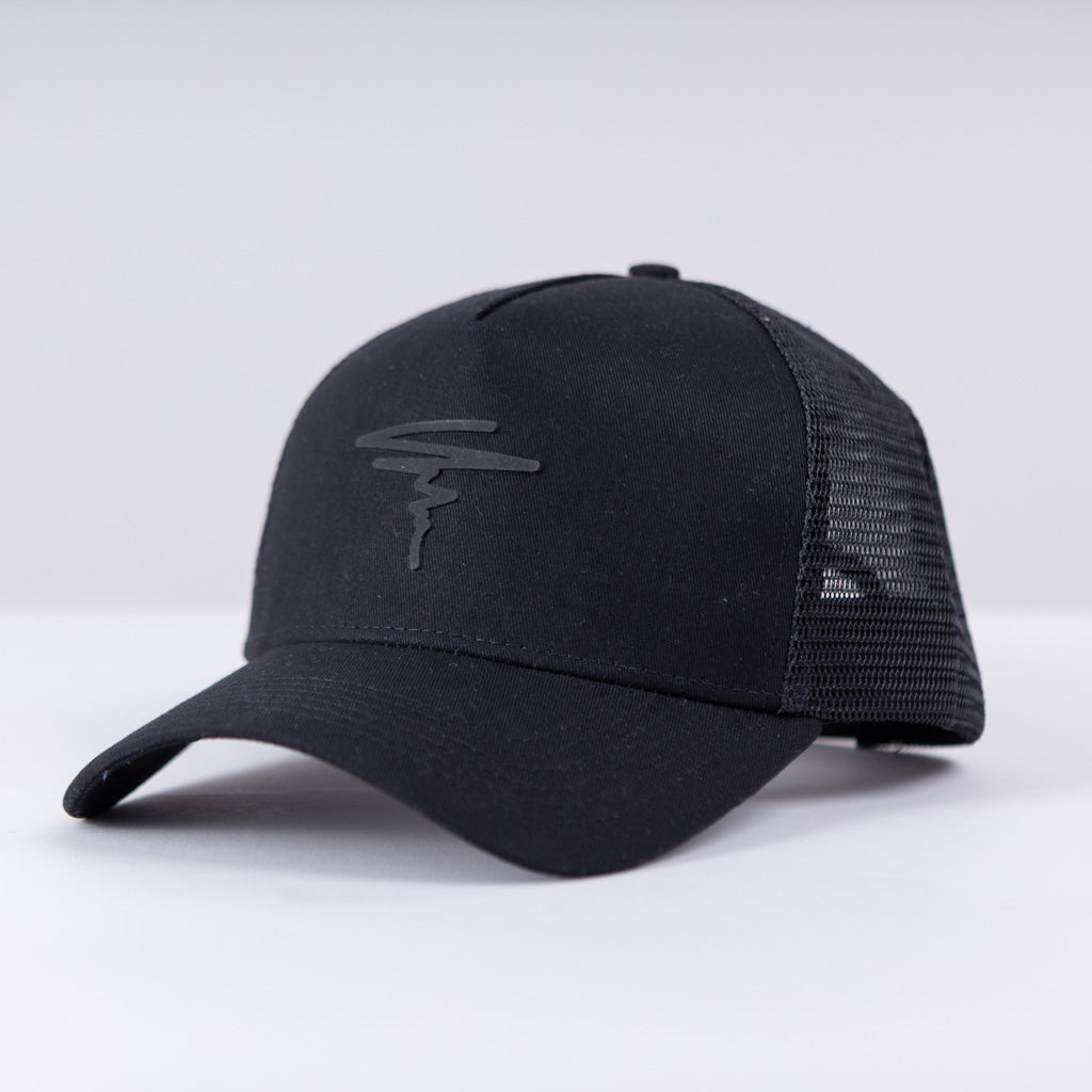 Choir Cotton Truckers Cap - Jet Black