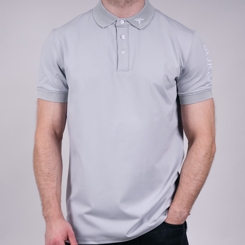 Chon Premium Golf polo - Frost Grey