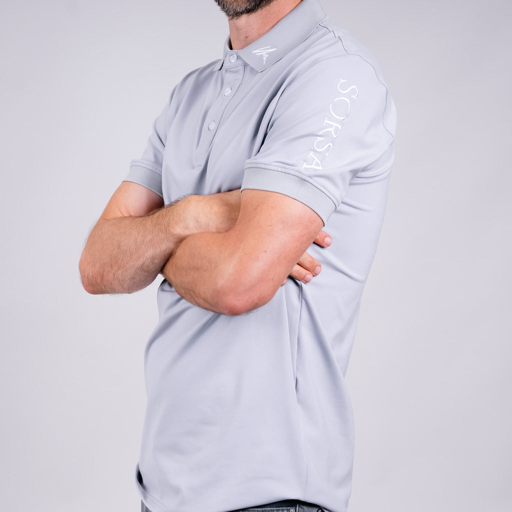 Chon Premium Golf polo - Frost Grey
