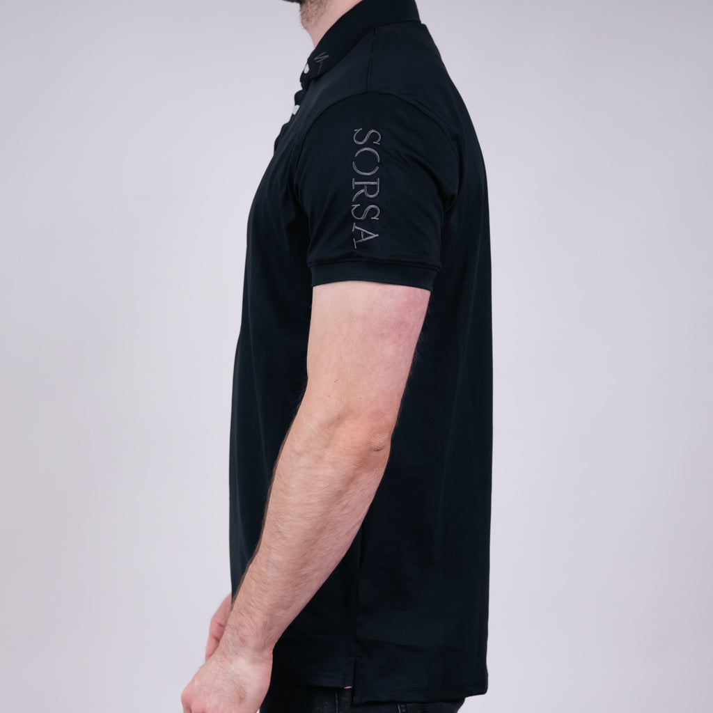 Chon Premium Golf polo - Jet Black