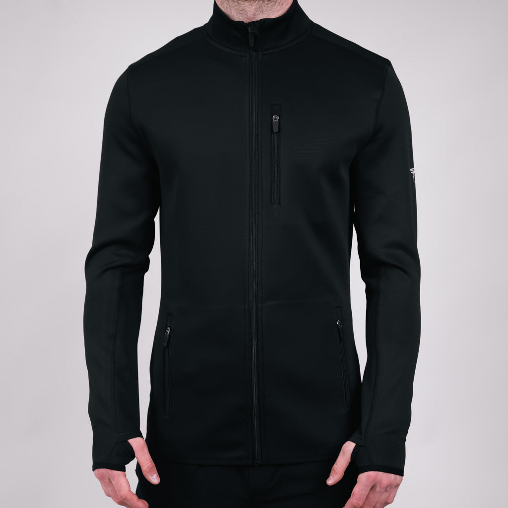 Dallas Technical Blend Active Zipper - Jet Black