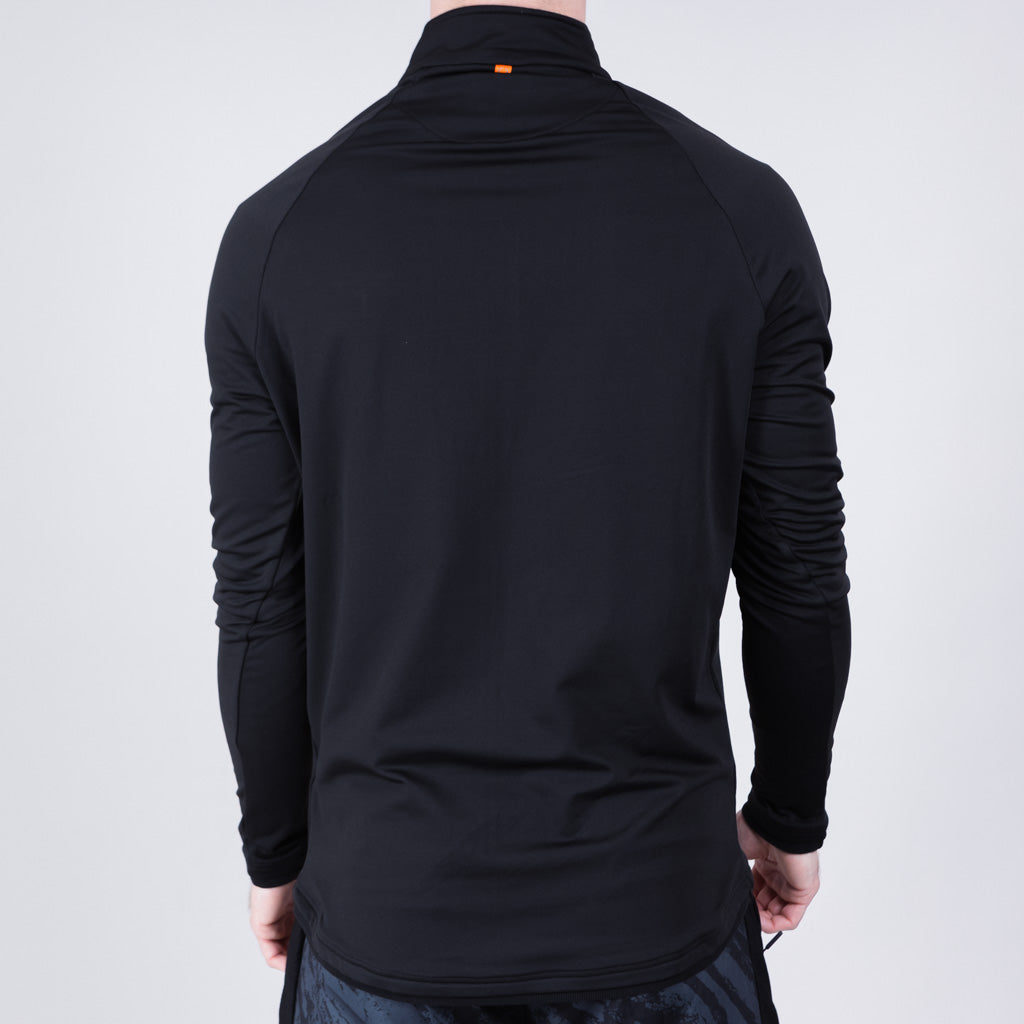 Dee 1/4 Zip Top - Jet Black