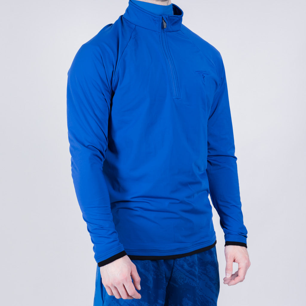 Dee 1/4 Zip Top - Medieval Blue