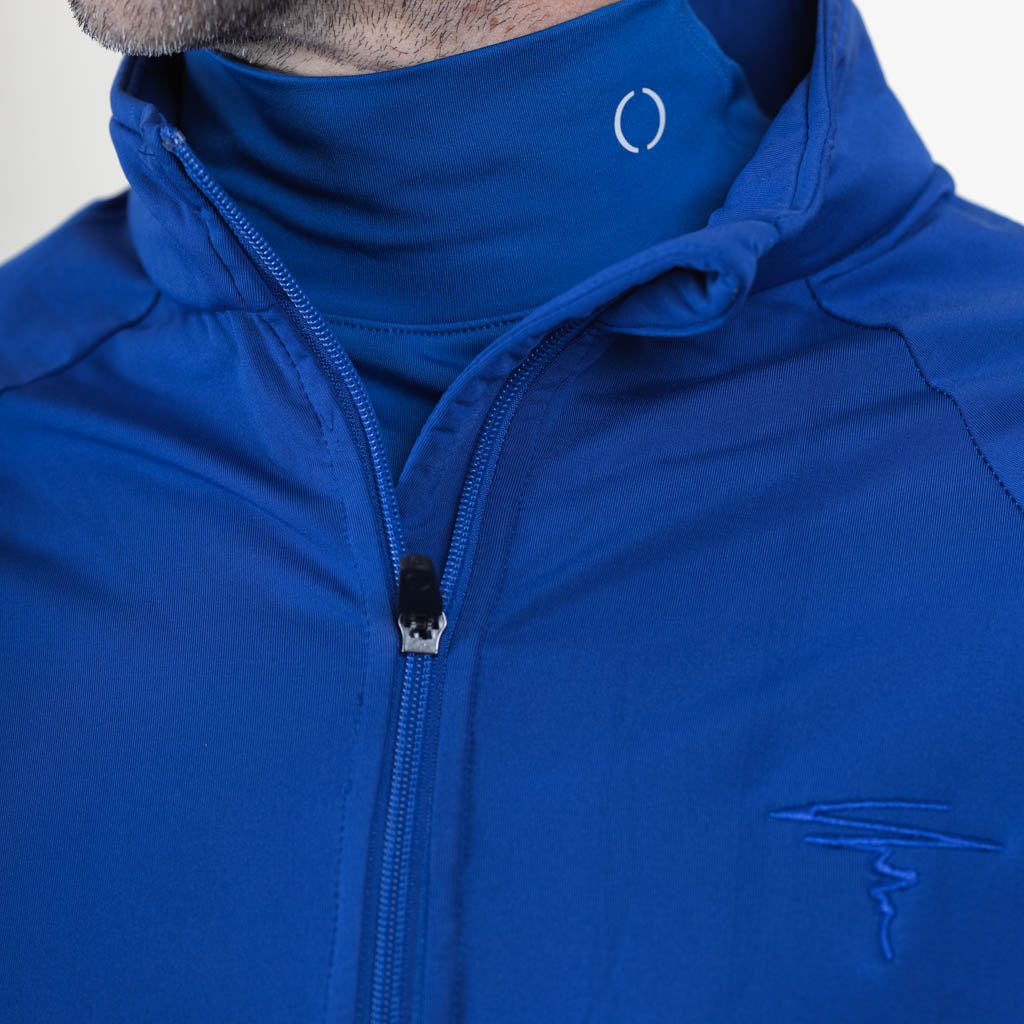 Dee 1/4 Zip Top - Medieval Blue
