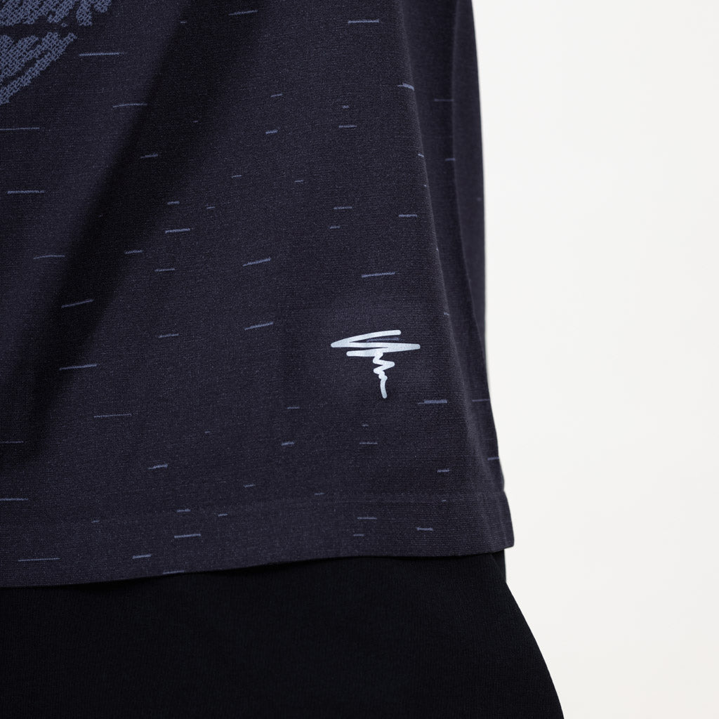 Dola Seamless Crew Neck T-Shirt - Jet Black