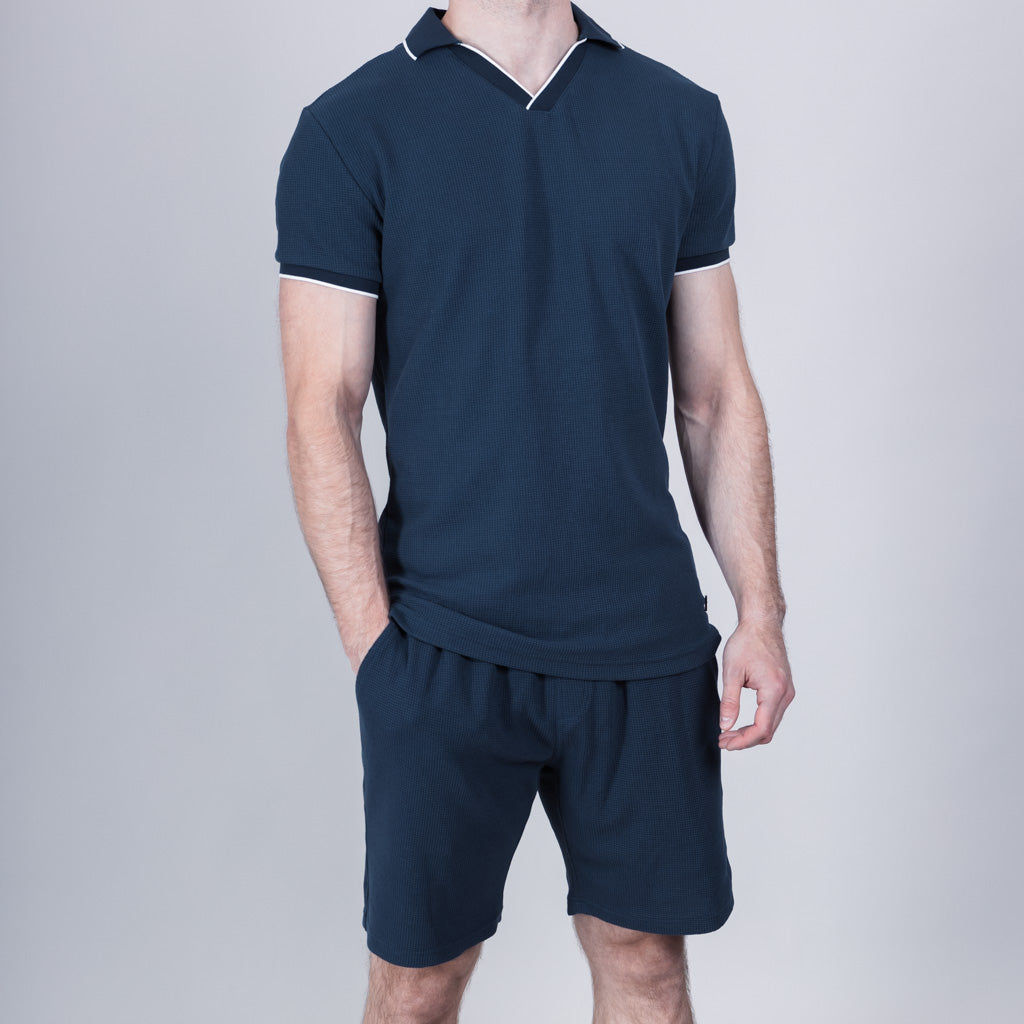 Ellrig Cotton Waffle Short