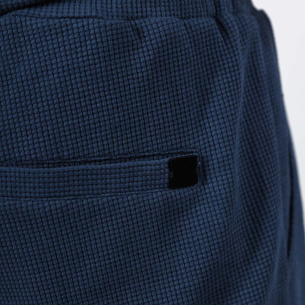 Ellrig Cotton Waffle Short - Medieval Blue