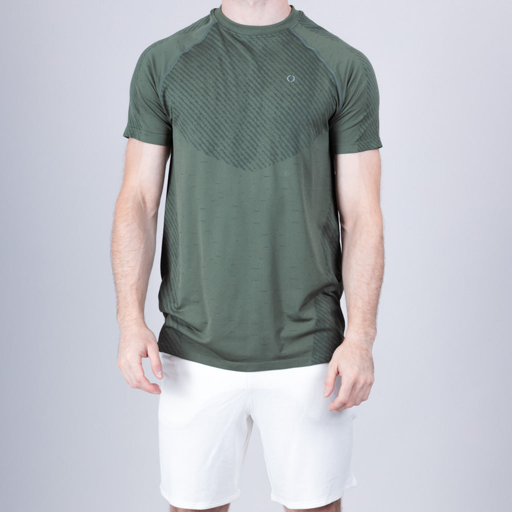 Esk Marl Knit Seamless Crew Neck T-Shirt