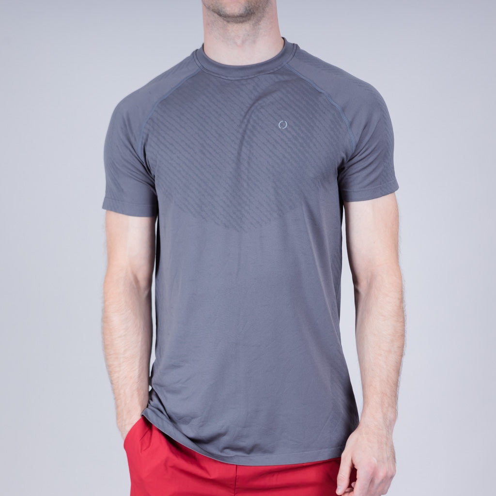 Esk Marl Knit Seamless Crew Neck T-Shirt