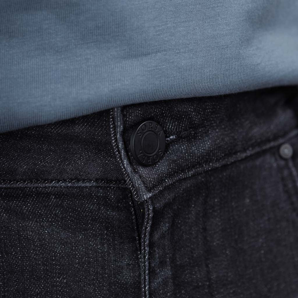 Fell Stretch Denim Classic Jean - Black Wash