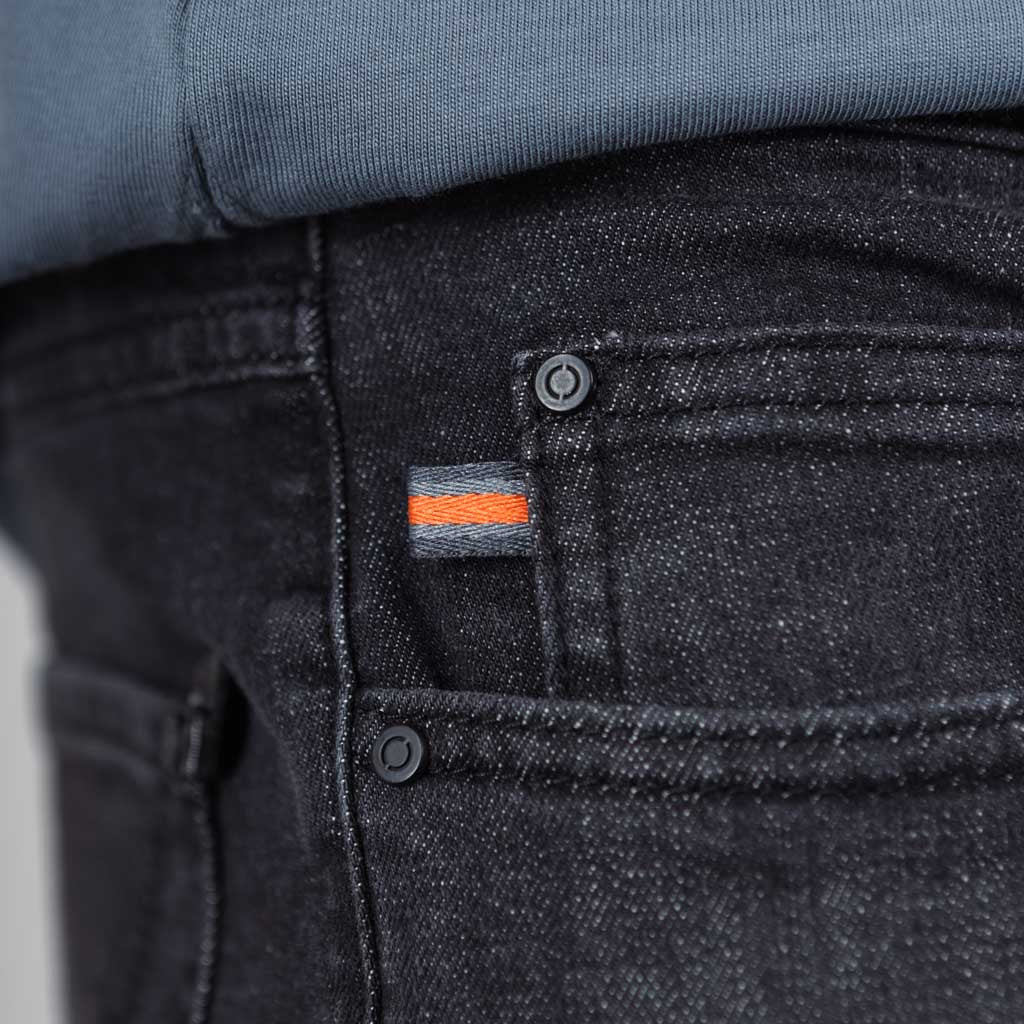 Fell Stretch Denim Classic Jean - Black Wash