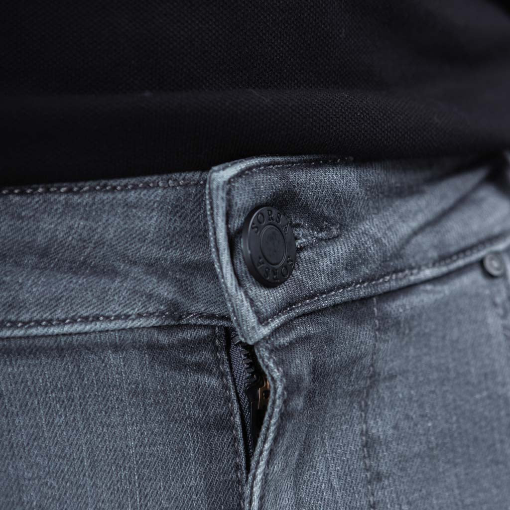 Fell Stretch Denim Classic Jean - Faded Black