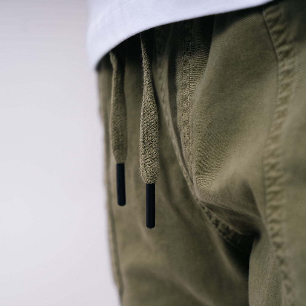 Gare Cotton Twill Chino Short - Four Leaf