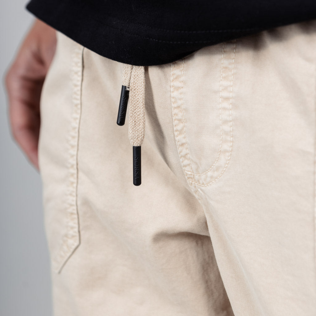 Gelly Cotton Twill Chino - Pebble