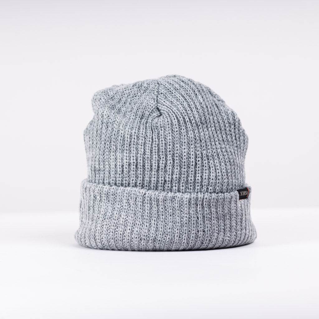 Lap Cotton Fishermans Beanie - Grey