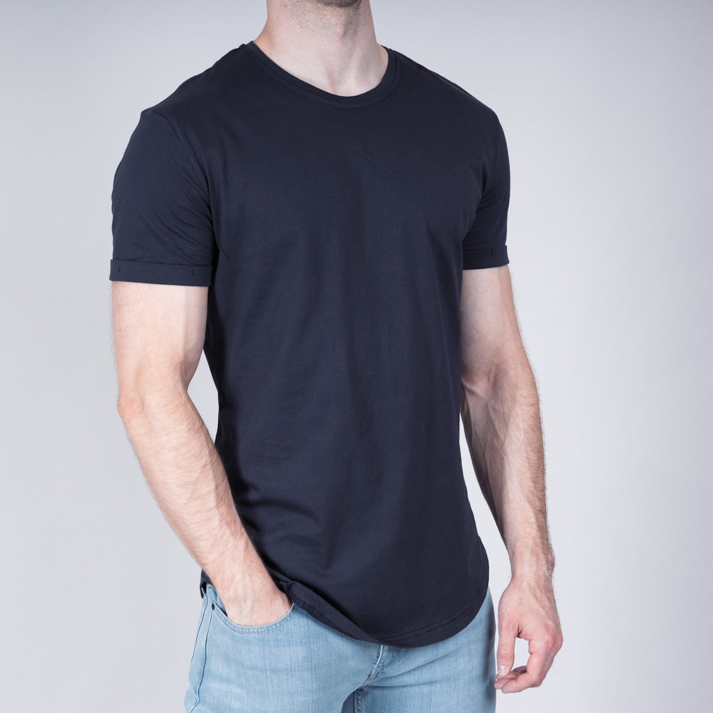 Lomond Jersey Curved Hem Crew Neck T-Shirt